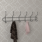 Вешалка Дружба-6 (Черный)