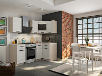 Кухня угловая 1,4*1,1 Алиса Loft комп №3 (Дуб сонома/Сосна белая)