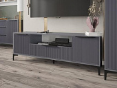 Тумба ТВ Кимберли 1650 (Графит/Графит софт)