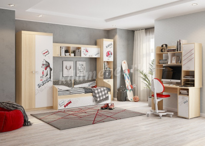 Стол Энерджи (Дуб сонома/Белый)