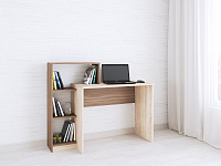 Стол компьютерный Квартет-2 (Ясень шимо темный/Дуб сонома)