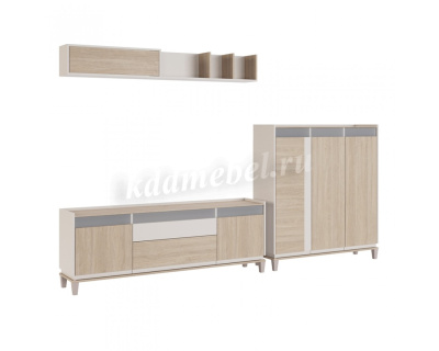 Полка большая Матера (Перламутр/Палермо)