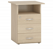 Тумба приставная 3 ящика Гермес Тм01 (Дуб сонома)