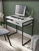 Стол письменный Стелла (Цемент светлый/Черный)