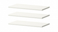 Полки широкие для шкафа Лючия 33.02 (Белый)