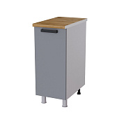 Шкаф нижний глубокий Г35Р кухня Кампео без столешницы (Белый/Бриз) 