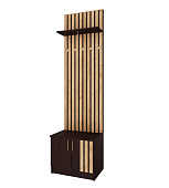 Тумба с вешалкой 600 Кано КПТВ-1 (Венге/Дуб крафт золотой)