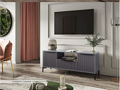 Тумба ТВ Кимберли 1350 (Графит/Графит софт)