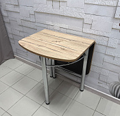 Стол обеденный ВВР пристенный Пластик (Дуб кера)