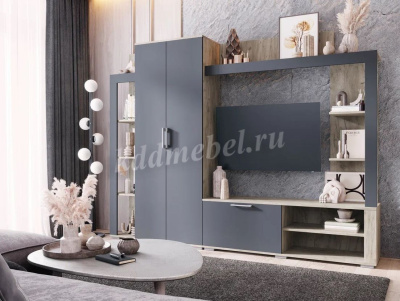Гостиная Невада (Крафт серый/Графит)