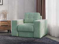 Кресло Виконт (Мятный/Холст белый)