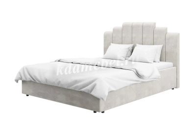 Кровать Амелия 1.4 с подъемным механизмом (Плюш Графит)