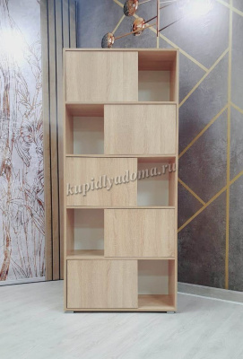 Шкаф книжный Нарус №2 (Венге/Дуб белфорт)