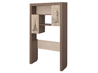 Стеллаж Город №7 (Ясень шимо светлый/Ясень шимо темный)