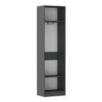 Прихожая Руэлла_Шкаф платяной графит серый внутр