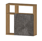 Секция навесная Даллас (Дуб вотан/Цемент темный)