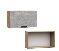 Шкаф верхний ШВГ 460*800 Кухня Каталея Прованс (Софт Графит)