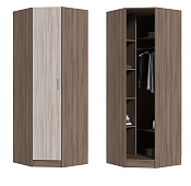 Шкаф угловой Гармония ШУ 601 М (Ясень шимо темный/Ясень шимо светлый)