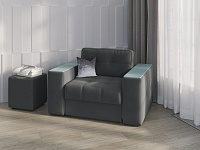 Кресло-кровать Нави (Серый/Бриз белый)