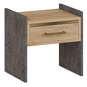 Тумба прикроватная Аделина Люкс (Дуб золотой/Paris 03)