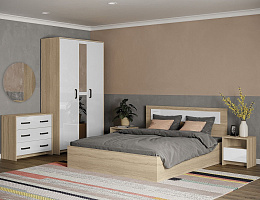 Соня (Дуб сонома/Белый глянец)