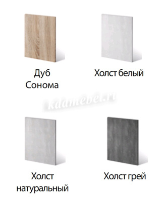 Шкаф верхний угловой УВП-2 360 кухня Либерти (Дуб сонома/Холст натуральный)