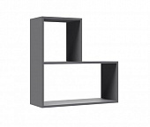 Полка навесная ГН-1 Гира (Графит серый)