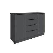 Комод Мадрид 1310 (Графит серый)