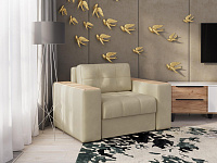 Кресло-кровать Виконт (Бежевый/Дуб канадский)