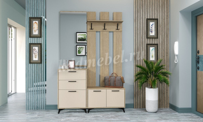 Вешалка Ева 800 (Дуб экспресив песочный)