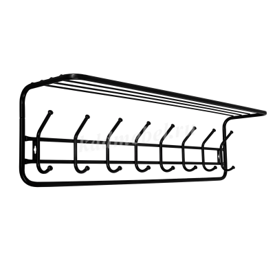 Вешалка с полкой ЗМИ 100 см (Черный)