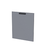 Фасад для посудомоечной машины кухня Осло 6ПМ (Карбон темный)