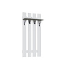 Прихожая Мадрид вешалка 0,8 (Белый/Ателье светлое)