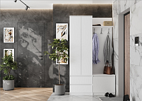 Прихожая Бьянко (Белый лофт)