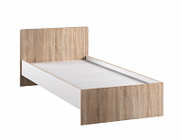 Кровать Бланка 0.9 (Дуб сонома/Белый древесные поры)